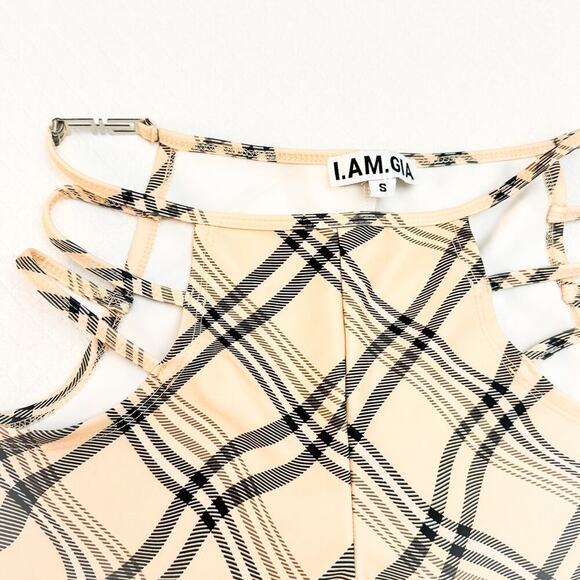 I AM GIA Lucid Striped Pants Wide Leg Patterned Size Small MINT - Picture 3 of 7